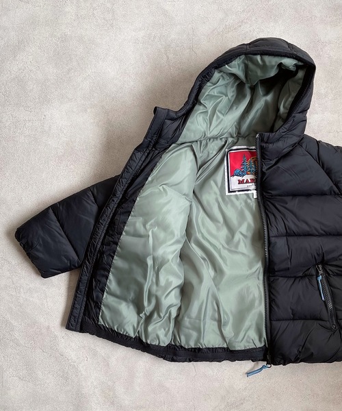 BIG FIELD（ビッグフィールド）の「アトラスマウンテンジャケット(80～150cm)（ダウンジャケット/コート・キッズ・ブラック/パープル/ブラウン/レッド/ブルー/グリーン・90/100/110/120/80/130/95/140/150）」の13枚目の写真