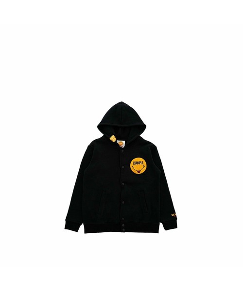 EXAMPLE（エグザンプル）の「EXAMPLY by EXAMPLE DRIP CIRCLE HOODIE for KIDS（パーカー・キッズ・ブラック/グレー・110/130）」の11枚目の写真