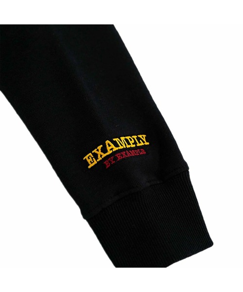 EXAMPLE（エグザンプル）の「EXAMPLY by EXAMPLE DRIP CIRCLE HOODIE for KIDS（パーカー・キッズ・ブラック/グレー・110/130）」の15枚目の写真