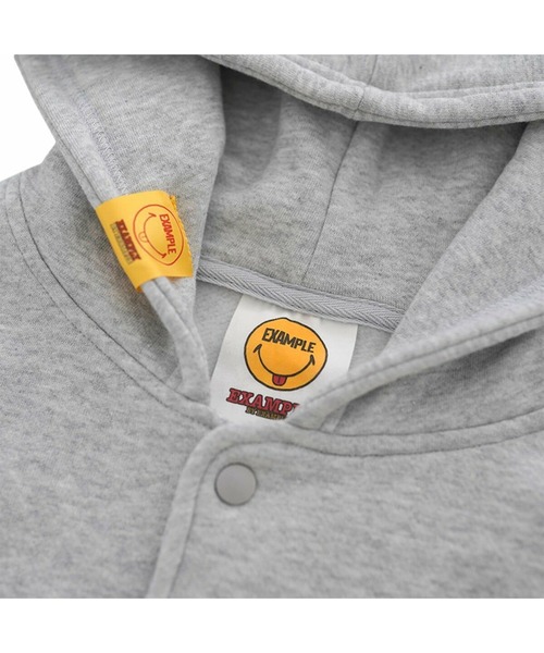 EXAMPLE（エグザンプル）の「EXAMPLY by EXAMPLE DRIP CIRCLE HOODIE for KIDS（パーカー・キッズ・ブラック/グレー・110/130）」の9枚目の写真