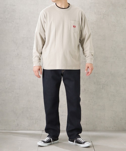 NAVY（ネイビー）の「毎日はきたくなるデニム「マイデニ」ROOSE STRAIGHT DENIM（デニムパンツ・メンズ・ワンウォッシュ/ブルー系・34inch/29inch/31inch/32inch/38inch/36inch/33inch/30inch/28inch）」の3枚目の写真