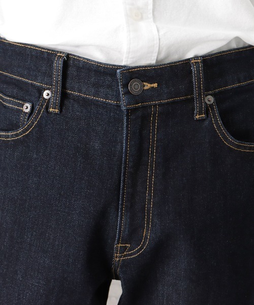 NAVY（ネイビー）の「毎日はきたくなるデニム「マイデニ」ROOSE STRAIGHT DENIM（デニムパンツ・メンズ・ワンウォッシュ/ブルー系・34inch/29inch/31inch/32inch/38inch/36inch/33inch/30inch/28inch）」の10枚目の写真