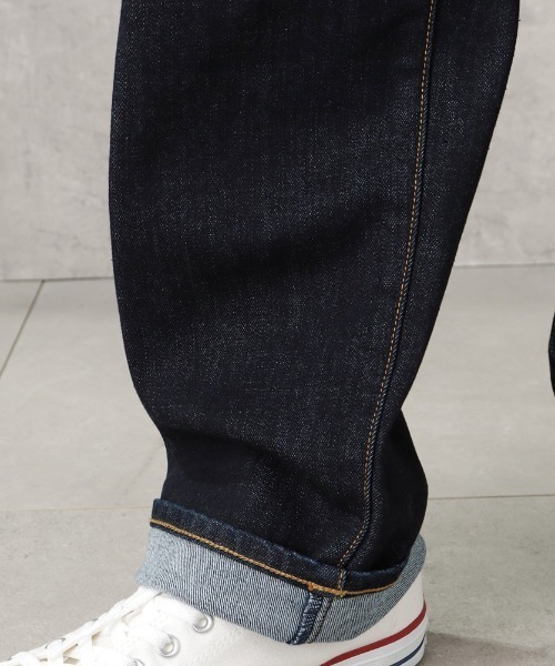 NAVY（ネイビー）の「毎日はきたくなるデニム「マイデニ」ROOSE STRAIGHT DENIM（デニムパンツ・メンズ・ワンウォッシュ/ブルー系・34inch/29inch/31inch/32inch/38inch/36inch/33inch/30inch/28inch）」の12枚目の写真
