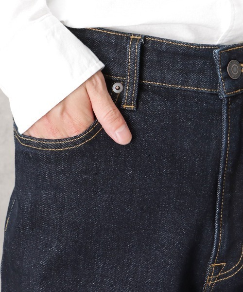 NAVY（ネイビー）の「毎日はきたくなるデニム「マイデニ」ROOSE STRAIGHT DENIM（デニムパンツ・メンズ・ワンウォッシュ/ブルー系・34inch/29inch/31inch/32inch/38inch/36inch/33inch/30inch/28inch）」の13枚目の写真