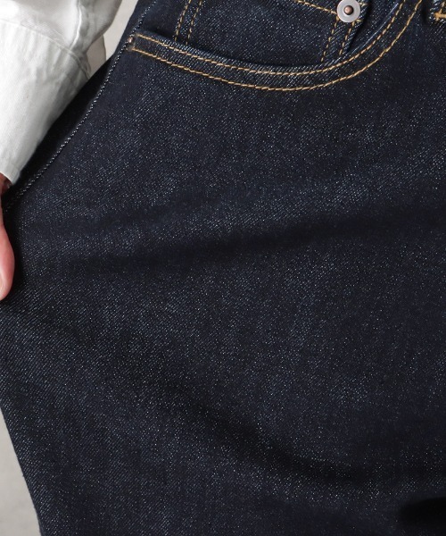 NAVY（ネイビー）の「毎日はきたくなるデニム「マイデニ」ROOSE STRAIGHT DENIM（デニムパンツ・メンズ・ワンウォッシュ/ブルー系・34inch/29inch/31inch/32inch/38inch/36inch/33inch/30inch/28inch）」の15枚目の写真