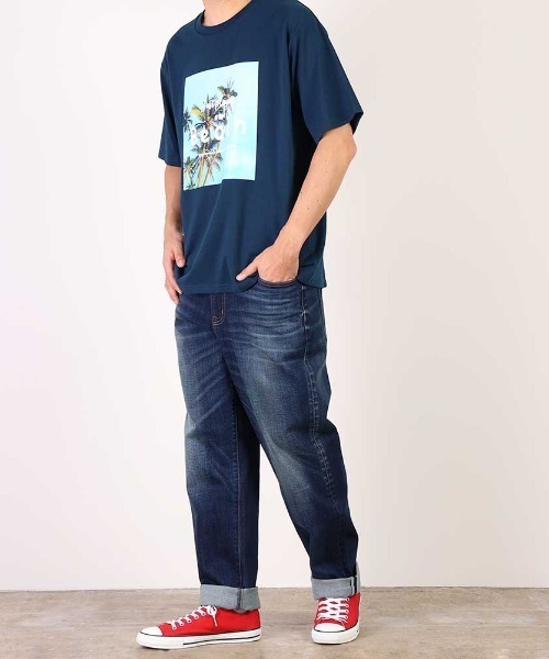 NAVY（ネイビー）の「毎日はきたくなるデニム「マイデニ」ROOSE STRAIGHT DENIM（デニムパンツ・メンズ・ワンウォッシュ/ブルー系・34inch/29inch/31inch/32inch/38inch/36inch/33inch/30inch/28inch）」の17枚目の写真