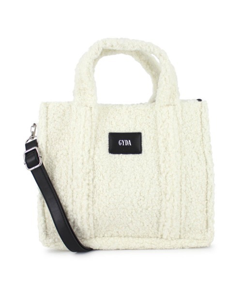 GYDA（ジェイダ）の「GYDA (ジェイダ) 2WAYトートバッグ ボア GY-B071（トートバッグ・レディース・アイボリー/ブラウン/ブラック・FREE）」の21枚目の写真
