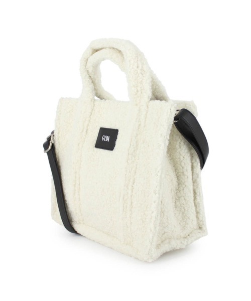 GYDA（ジェイダ）の「GYDA (ジェイダ) 2WAYトートバッグ ボア GY-B071（トートバッグ・レディース・アイボリー/ブラウン/ブラック・FREE）」の22枚目の写真