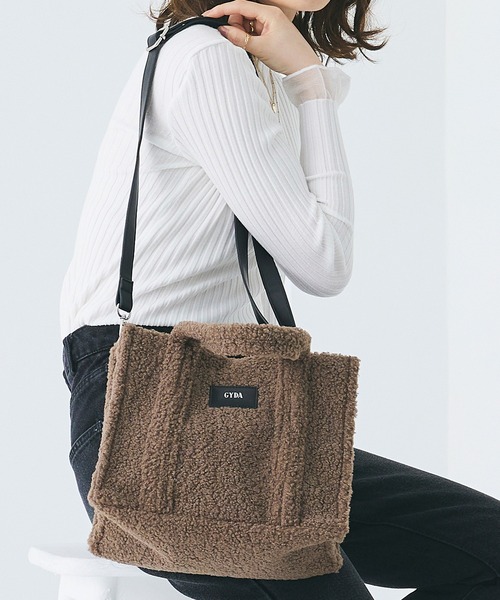 GYDA ノベルティ モコモコ バッグ ブルー GYDA - GYDA ノベルティ 2025