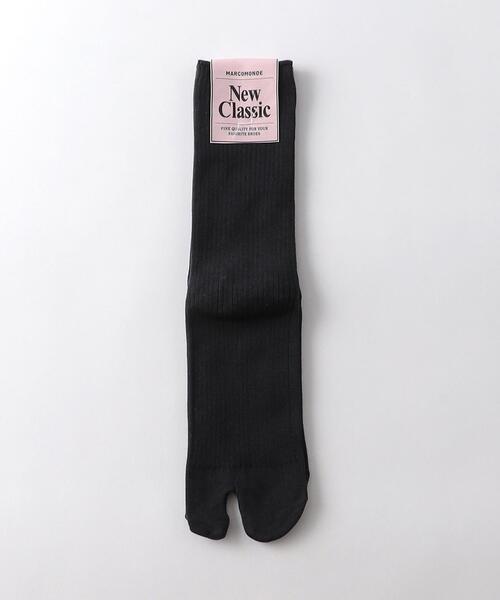 Steven Alan（スティーブンアラン）の「＜MARCOMONDE＞COTTON TABI SOCKS/ソックス（ソックス/靴下・レディース・オフホワイト/ダークグレー・1）」の2枚目の写真