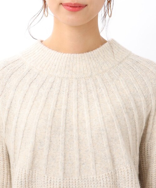 DRESKIP(ドレスキップ)の「◆求心編みニット(ニット/セーター・レディース・ピンク系/ライトベージュ/ライトブルー/グレー・02/03/04)」の8枚目の写真