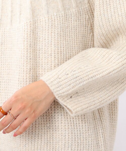 DRESKIP(ドレスキップ)の「◆求心編みニット(ニット/セーター・レディース・ピンク系/ライトベージュ/ライトブルー/グレー・02/03/04)」の9枚目の写真