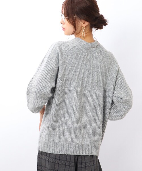 DRESKIP(ドレスキップ)の「◆求心編みニット(ニット/セーター・レディース・ピンク系/ライトベージュ/ライトブルー/グレー・02/03/04)」の14枚目の写真