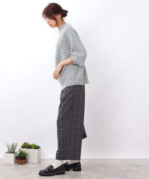 DRESKIP(ドレスキップ)の「◆求心編みニット(ニット/セーター・レディース・ピンク系/ライトベージュ/ライトブルー/グレー・02/03/04)」の16枚目の写真