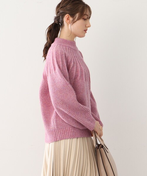 DRESKIP(ドレスキップ)の「◆求心編みニット(ニット/セーター・レディース・ピンク系/ライトベージュ/ライトブルー/グレー・02/03/04)」の20枚目の写真