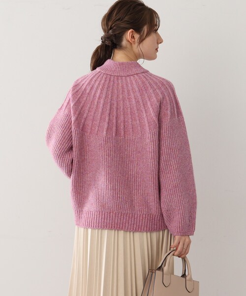 DRESKIP(ドレスキップ)の「◆求心編みニット(ニット/セーター・レディース・ピンク系/ライトベージュ/ライトブルー/グレー・02/03/04)」の21枚目の写真