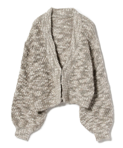 Ray BEAMS（レイビームス）の「RBS / ミックス スラブ ショート カーディガン（カーディガン/ボレロ・レディース・シルバー/ブラウン系その他3・ONE SIZE）」の16枚目の写真