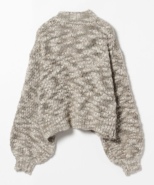 Ray BEAMS（レイビームス）の「RBS / ミックス スラブ ショート カーディガン（カーディガン/ボレロ・レディース・シルバー/ブラウン系その他3・ONE SIZE）」の17枚目の写真