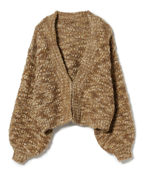 Ray BEAMS（レイビームス）の「RBS / ミックス スラブ ショート カーディガン（カーディガン/ボレロ・レディース・シルバー/ブラウン系その他3・ONE SIZE）」の19枚目の写真