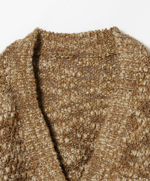 Ray BEAMS（レイビームス）の「RBS / ミックス スラブ ショート カーディガン（カーディガン/ボレロ・レディース・シルバー/ブラウン系その他3・ONE SIZE）」の20枚目の写真