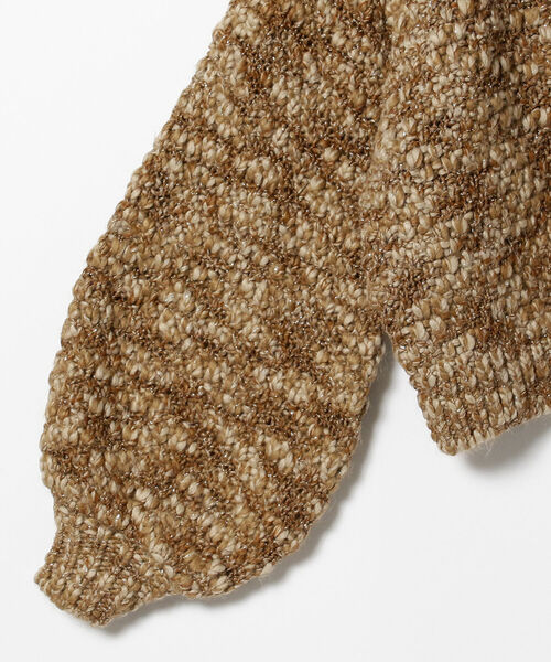 Ray BEAMS（レイビームス）の「RBS / ミックス スラブ ショート カーディガン（カーディガン/ボレロ・レディース・シルバー/ブラウン系その他3・ONE SIZE）」の21枚目の写真