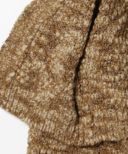 Ray BEAMS（レイビームス）の「RBS / ミックス スラブ ショート カーディガン（カーディガン/ボレロ・レディース・シルバー/ブラウン系その他3・ONE SIZE）」の22枚目の写真