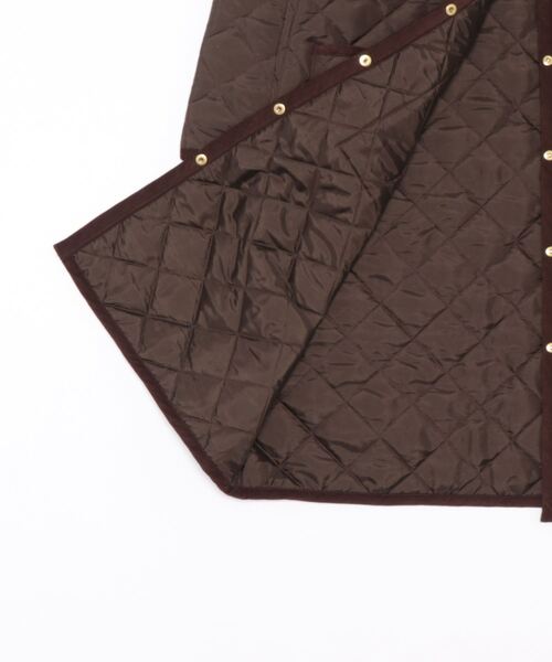 Traditional Weatherwear(トラディショナルウェザーウェア)の「【 TRADITIONAL WEATHERWEAR / トラディショナルウェザーウェアー 】 ARKLEY LONG アークリーロング(ノーカラーコート・レディース・ブラック/ブラウン/カーキ/ベージュ・34/36)」の6枚目の写真