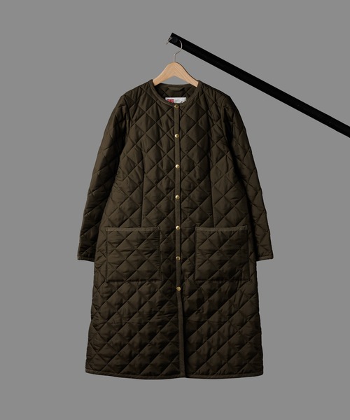Traditional Weatherwear(トラディショナルウェザーウェア)の「【 TRADITIONAL WEATHERWEAR / トラディショナルウェザーウェアー 】 ARKLEY LONG アークリーロング(ノーカラーコート・レディース・ブラック/ブラウン/カーキ/ベージュ・34/36)」の4枚目の写真