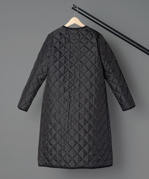 Traditional Weatherwear(トラディショナルウェザーウェア)の「【 TRADITIONAL WEATHERWEAR / トラディショナルウェザーウェアー 】 ARKLEY LONG アークリーロング(ノーカラーコート・レディース・ブラック/ブラウン/カーキ/ベージュ・34/36)」の8枚目の写真