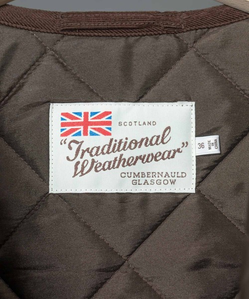 Traditional Weatherwear(トラディショナルウェザーウェア)の「【 TRADITIONAL WEATHERWEAR / トラディショナルウェザーウェアー 】 ARKLEY LONG アークリーロング(ノーカラーコート・レディース・ブラック/ブラウン/カーキ/ベージュ・34/36)」の15枚目の写真