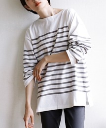 zootie | シミヘン加工 フレンチバスク オーバーサイズカットソー(Tシャツ/カットソー)