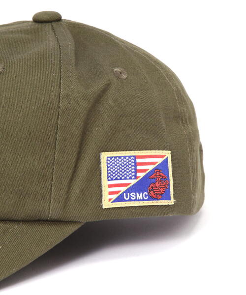AVIREX(アヴィレックス)の「USMC CAP / USMC キャップ / AVIREX / アヴィレックス(キャップ・メンズ・ブラック/ネイビー/ホワイト系2/オリーブ系・F)」の7枚目の写真