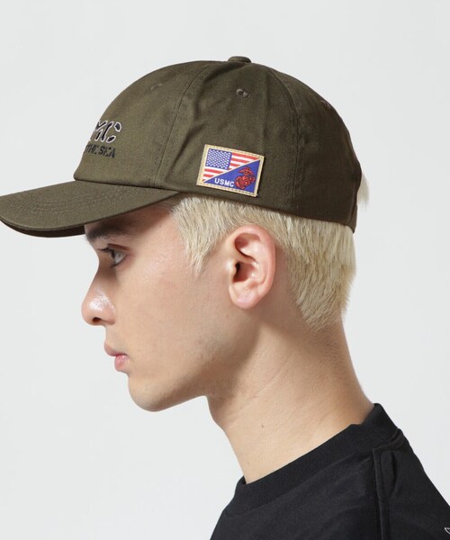 AVIREX(アヴィレックス)の「USMC CAP / USMC キャップ / AVIREX / アヴィレックス(キャップ・メンズ・ブラック/ネイビー/ホワイト系2/オリーブ系・F)」の12枚目の写真