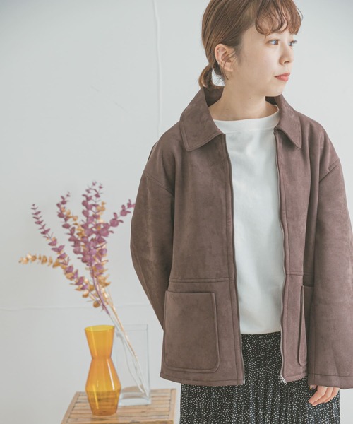 ao フェイクスエード ジャケット ITEMS URBANRESEARCH(アイテムズ アーバンリサーチ)の