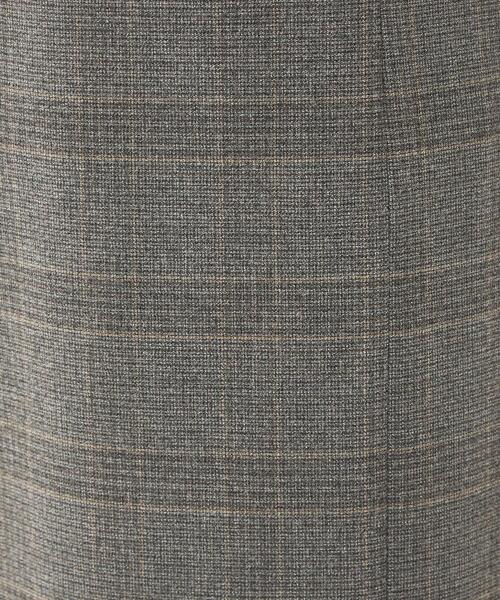 green label relaxing（グリーンレーベルリラクシング）の「TR チェック タイト スカート -ウォッシャブル・ストレッチ・防シワ- ◇No06◇（スカート・レディース・ネイビー/ブラウン/グレー・40/38/36）」の11枚目の写真