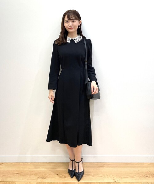 index（インデックス）の「◇2wayレースカラーフレアワンピース【WEB