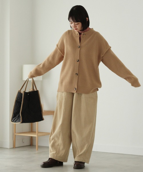 Crisp(クリスプ)の「【ZOZO限定】2wayモチニットカーディガン(カーディガン/ボレロ・レディース・ベージュ/グレー/アイボリー・FREE)」の20枚目の写真