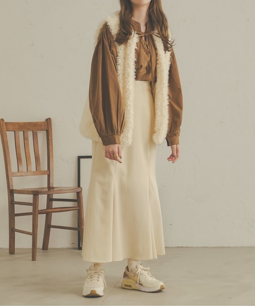 Ambre Neige(アンブルネージュ)の「レースアップボリュームシャツ/【WEB/EC限定商品】(シャツ/ブラウス・レディース・ベージュ/ダークブラウン/ライトブラウン・FREE)」の14枚目の写真