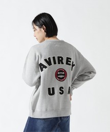 AVIREX | VARSITY LOGO CREW SWEAT/ バーシティーロゴクルースウェット(スウェット)