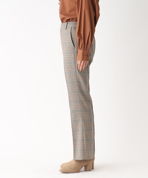 OPAQUE.CLIP（オペークドットクリップ）の「◆【C】チェックセミフレアパンツ（その他パンツ・レディース・ダークブラウン系1/グレー系1・34/36/40/38）」の19枚目の写真