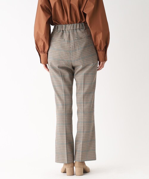 OPAQUE.CLIP（オペークドットクリップ）の「◆【C】チェックセミフレアパンツ（その他パンツ・レディース・ダークブラウン系1/グレー系1・34/36/40/38）」の22枚目の写真