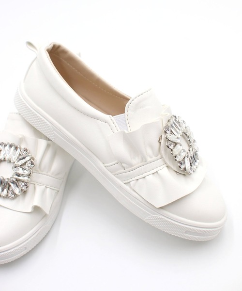 Rora（ローラ）の「メント スリッポン（スリッポン・キッズ・ホワイト・22cm/16cm/17cm/19cm/20cm/21cm/18cm）」の6枚目の写真