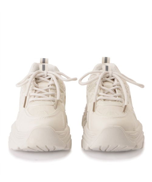 Lace Ladies(レースレディース)の「厚底ダッドスニーカー(スニーカー・レディース・アイボリー/ホワイト/ブラック・24/22.5/23.5/23/24.5/25)」の18枚目の写真