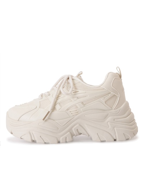 Lace Ladies(レースレディース)の「厚底ダッドスニーカー(スニーカー・レディース・アイボリー/ホワイト/ブラック・24/22.5/23.5/23/24.5/25)」の17枚目の写真