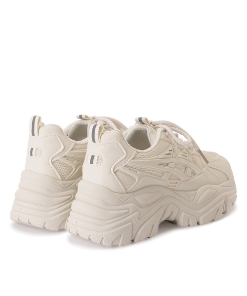 Lace Ladies(レースレディース)の「厚底ダッドスニーカー(スニーカー・レディース・アイボリー/ホワイト/ブラック・24/22.5/23.5/23/24.5/25)」の16枚目の写真