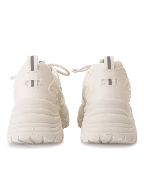 Lace Ladies(レースレディース)の「厚底ダッドスニーカー(スニーカー・レディース・アイボリー/ホワイト/ブラック・24/22.5/23.5/23/24.5/25)」の14枚目の写真