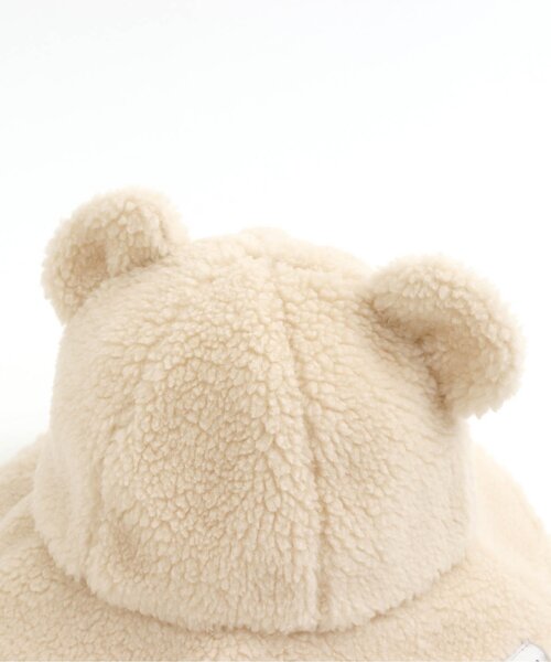 apres les cours（アプレレクール）の「クマ耳ボアハット（ハット・キッズ・アイボリー/ピンク・48/50/52/54）」の7枚目の写真