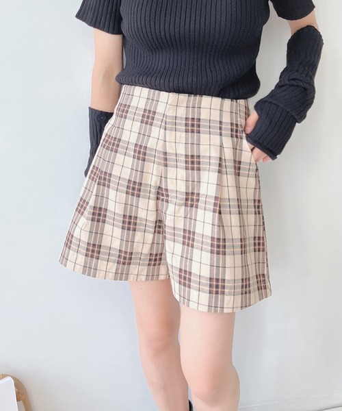 AS KNOW AS plus（アズノゥアズプラス）の「♪SETも ハイウエストショートパンツ　セットアップ可能（その他パンツ・レディース・ベージュ系その他/ブラウン系その他/ブラック系その他/ホワイト系その他・FREE）」の9枚目の写真