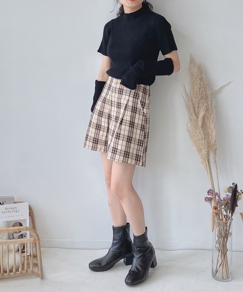 AS KNOW AS plus（アズノゥアズプラス）の「♪SETも ハイウエストショートパンツ　セットアップ可能（その他パンツ・レディース・ベージュ系その他/ブラウン系その他/ブラック系その他/ホワイト系その他・FREE）」の10枚目の写真