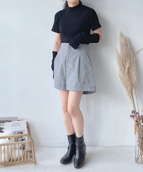 AS KNOW AS plus（アズノゥアズプラス）の「♪SETも ハイウエストショートパンツ　セットアップ可能（その他パンツ・レディース・ベージュ系その他/ブラウン系その他/ブラック系その他/ホワイト系その他・FREE）」の12枚目の写真